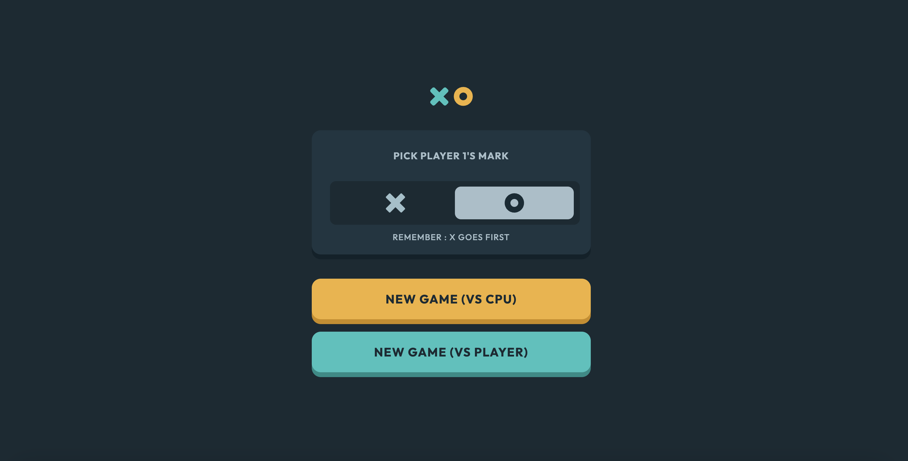 Tic Tac Toe Game Screenshot